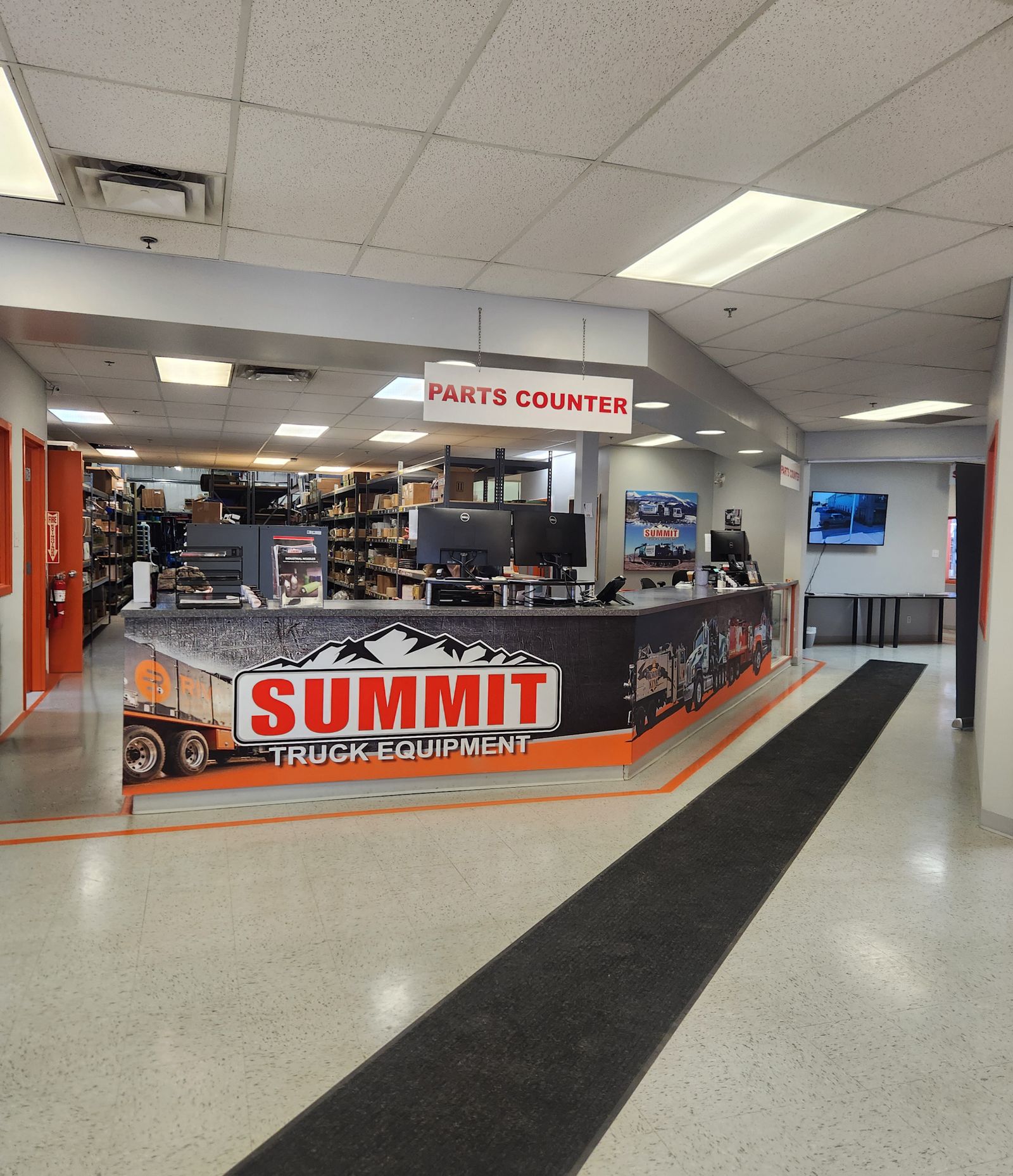 Truck Parts Counter
