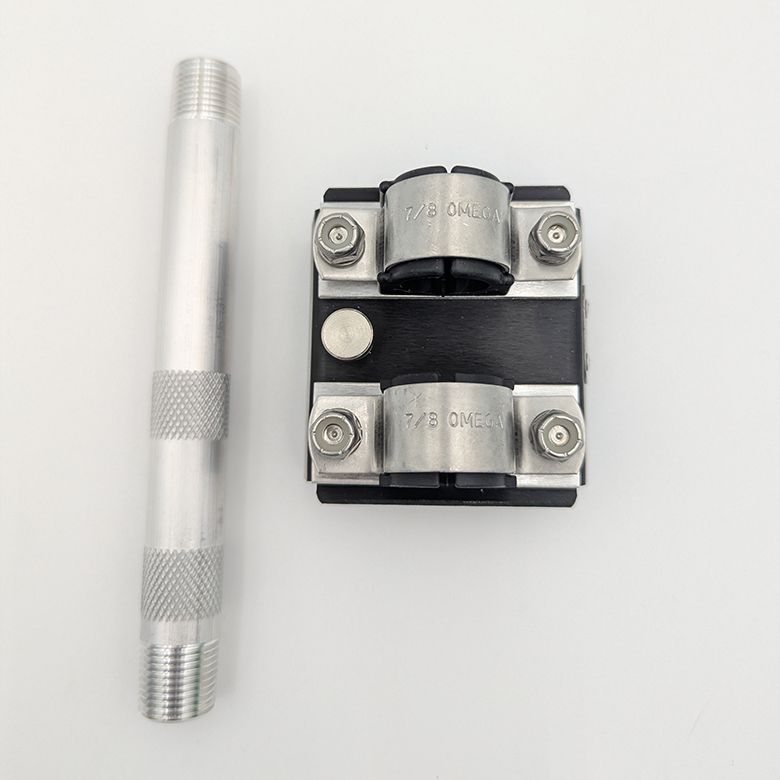 4 Button Handheld Controller Mounting Bracket Kit with Pipe - Two 7/8" Clamps image