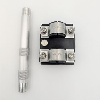 4 Button Handheld Controller Mounting Bracket Kit with Pipe - Two 7/8" Clamps